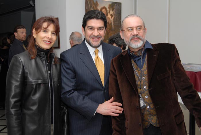 С послом Мексики в РФ Альфредо Перес Браво и его супругой Хульетой Сервантес